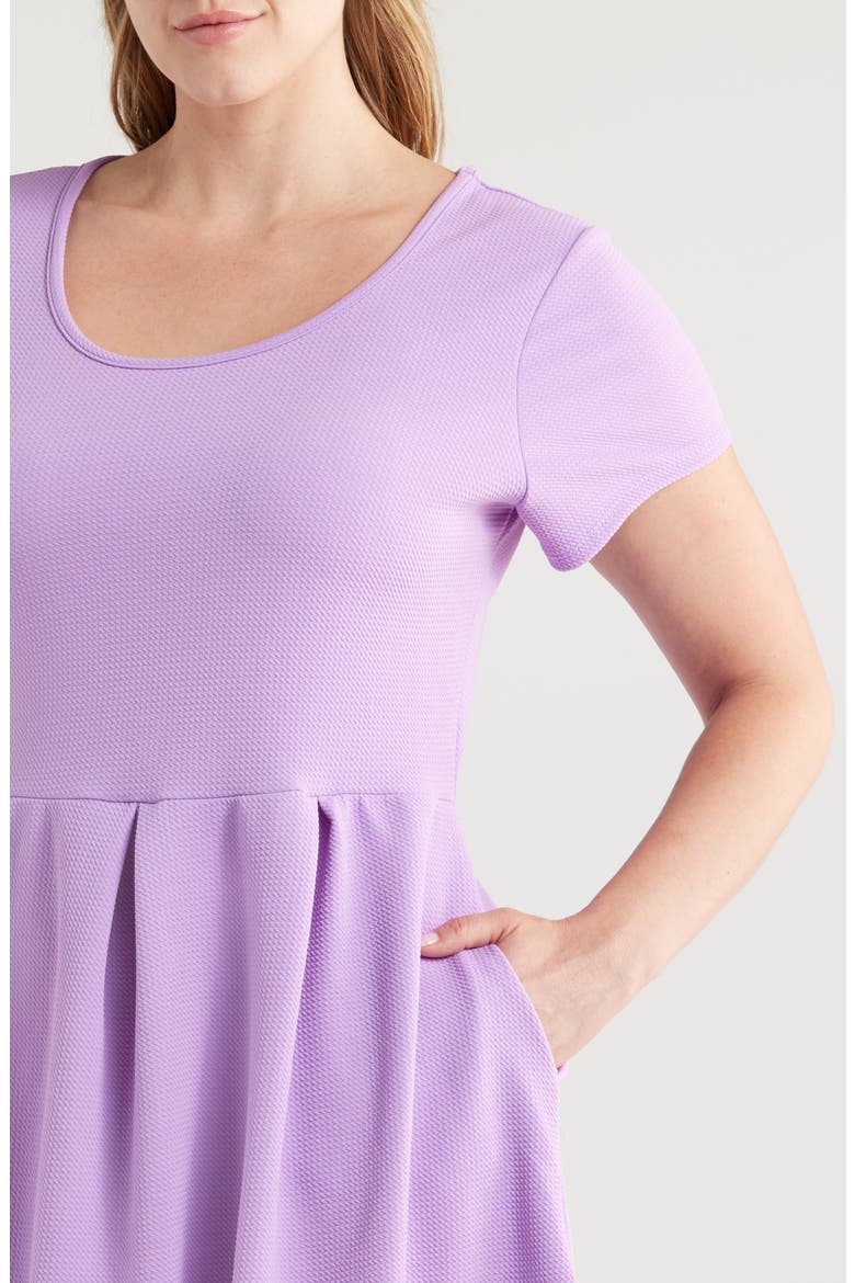 Scoop Neck Knit Dress, Alternate, color, LILAC