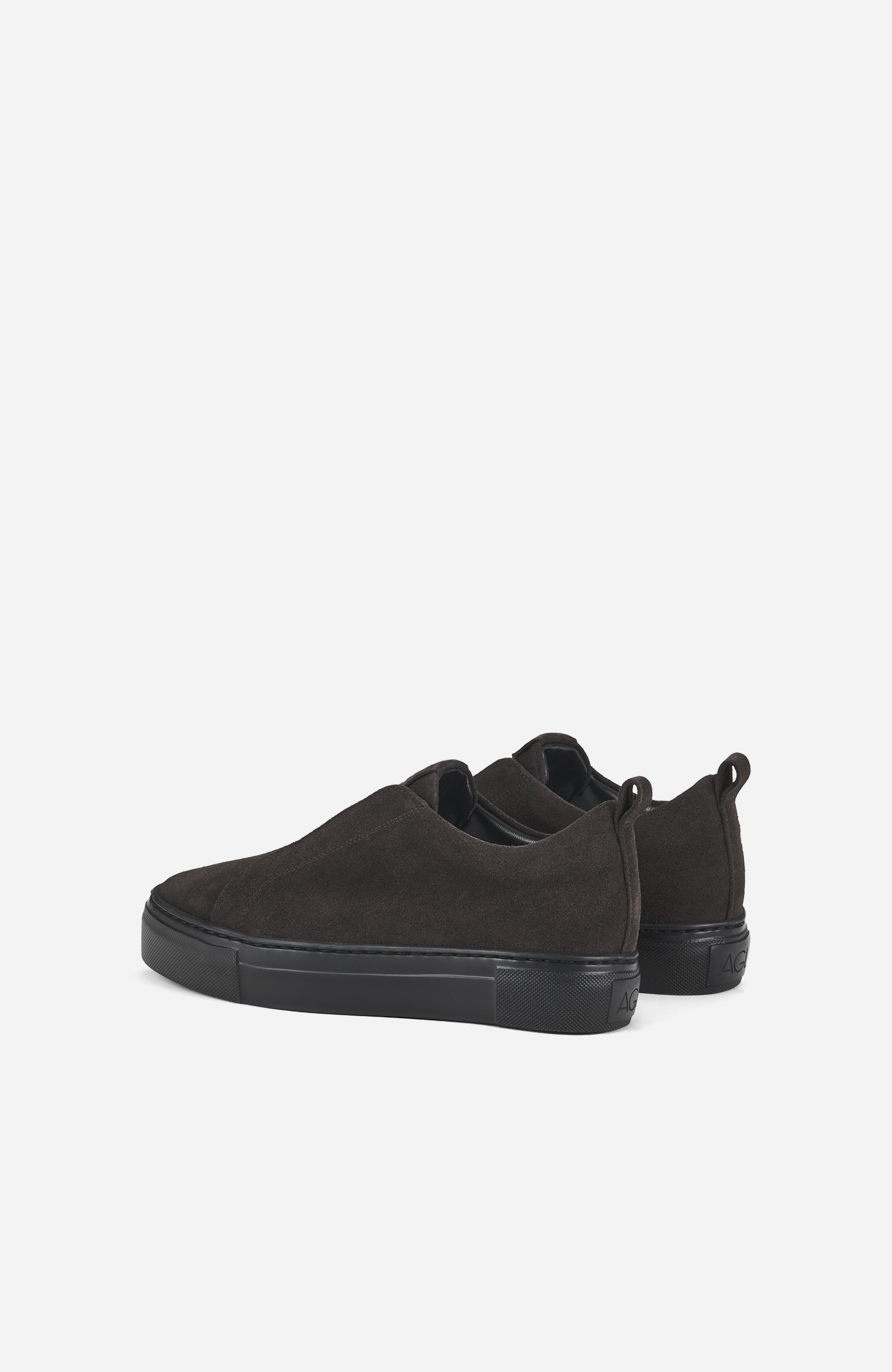 Clementina sneaker, Alternate, color, Testa di Moro Suede