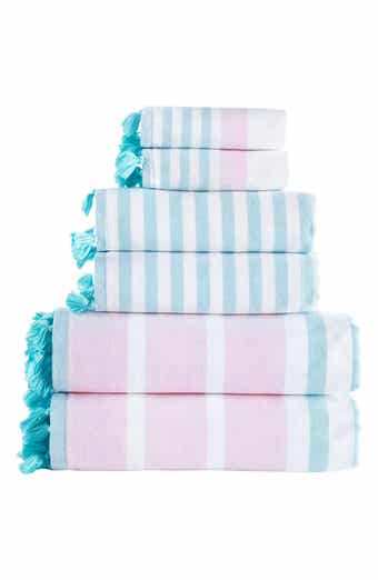 Brooks Brothers Stripe Turkish Cotton 6-Piece Towel Set