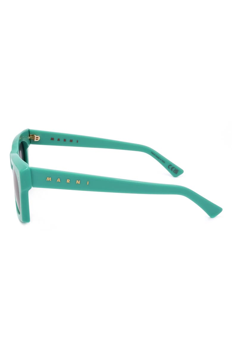 Marni 52mm Square Sunglasses, Alternate, color, Blue / Grey