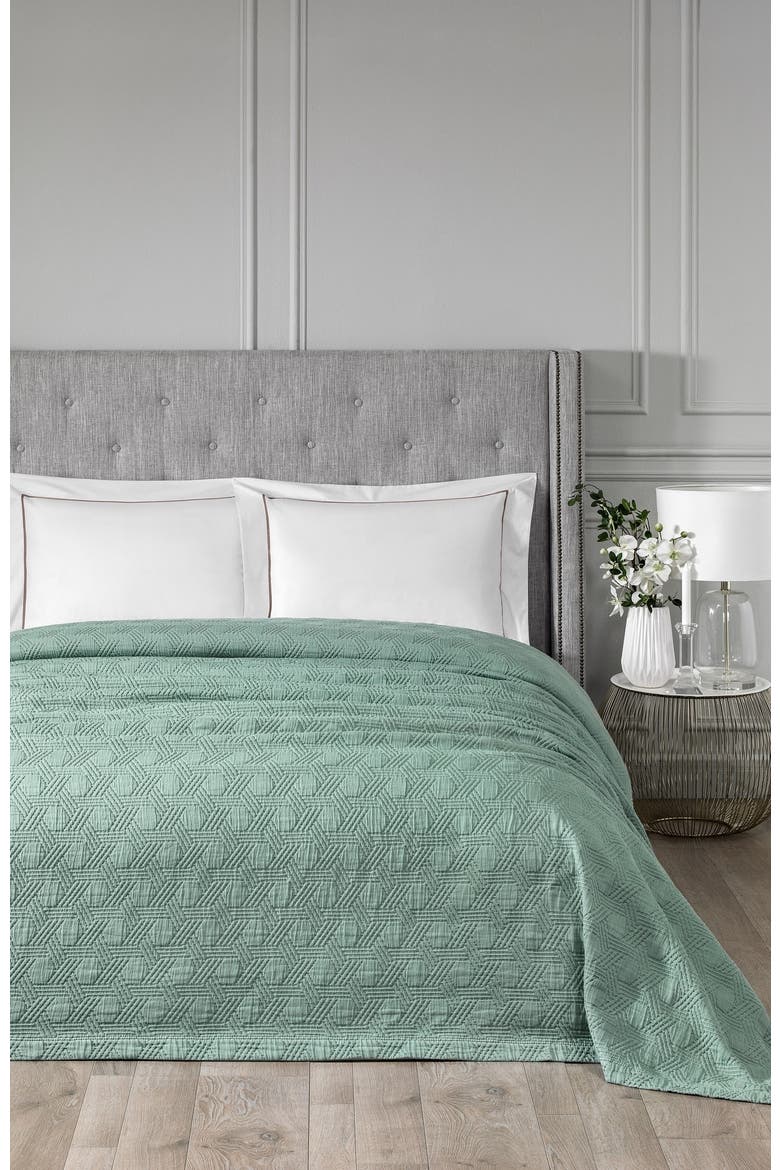 Maisie Bedcover, Alternate, color, Green