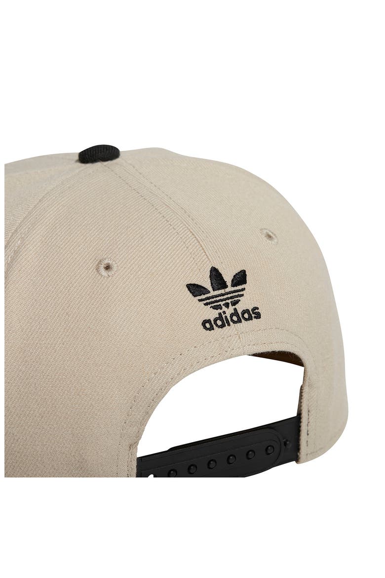 Originals Trefoil Chain Baseball Cap, Alternate, color, WONDER BEIGE/ BLACK