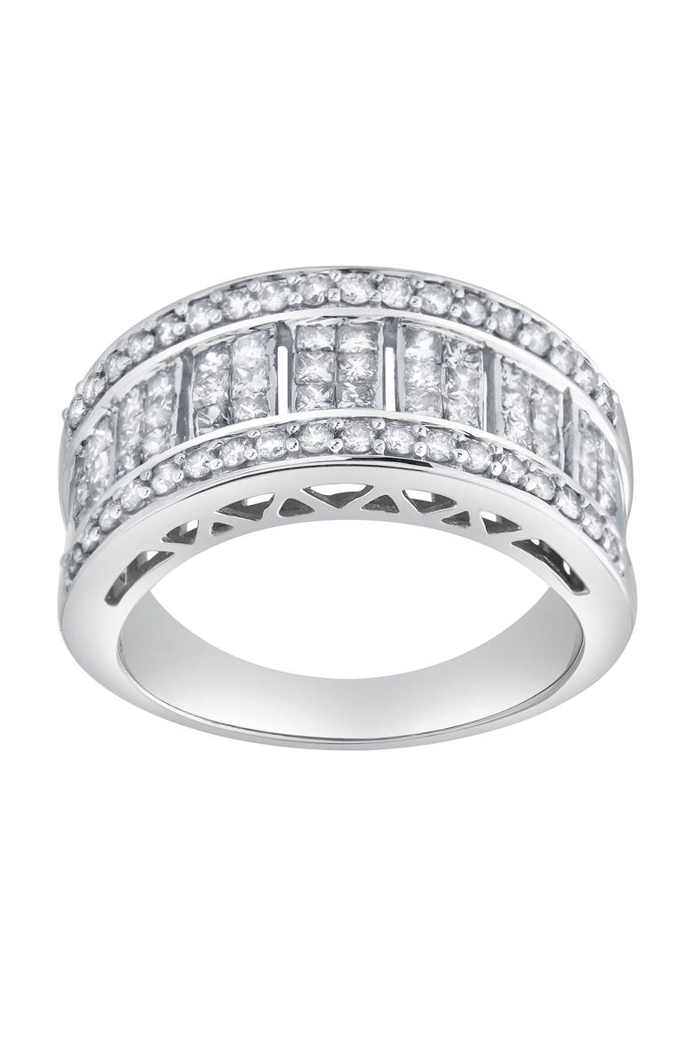 Illumina 1.25 Ct 10K Gold Diamond Band, Main, color, 10K White Gold
