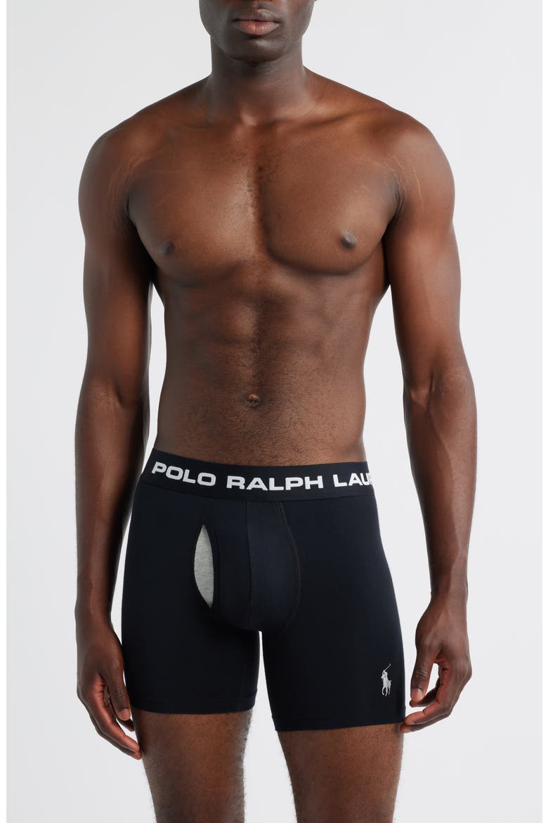 Assorted 3-Pack Perfect Pouch Boxer Briefs, Main, color, BLACK