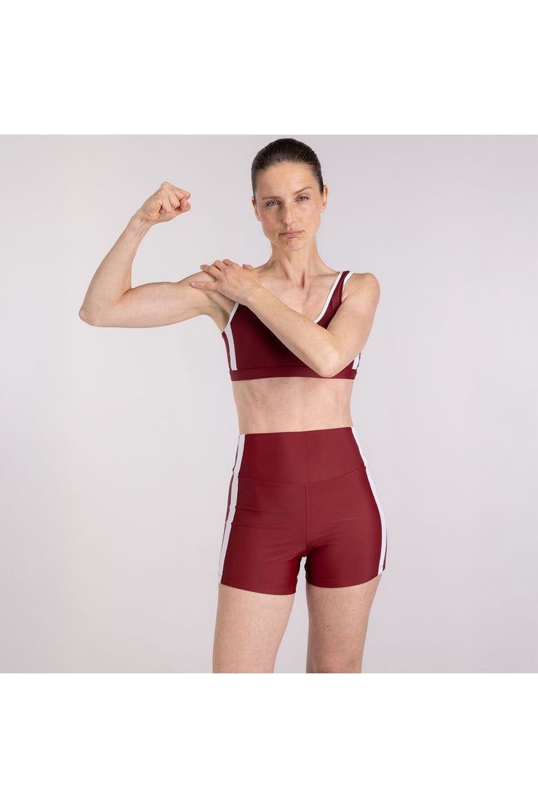 Sports Bikini Short - Women's, Alternate, color, Red