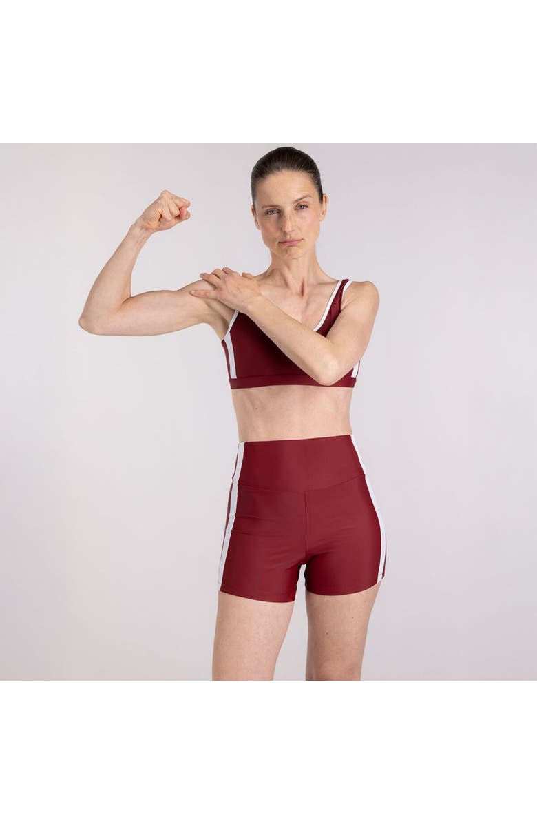 Wallien Sports Bikini Short - Women's, Alternate, color, Red