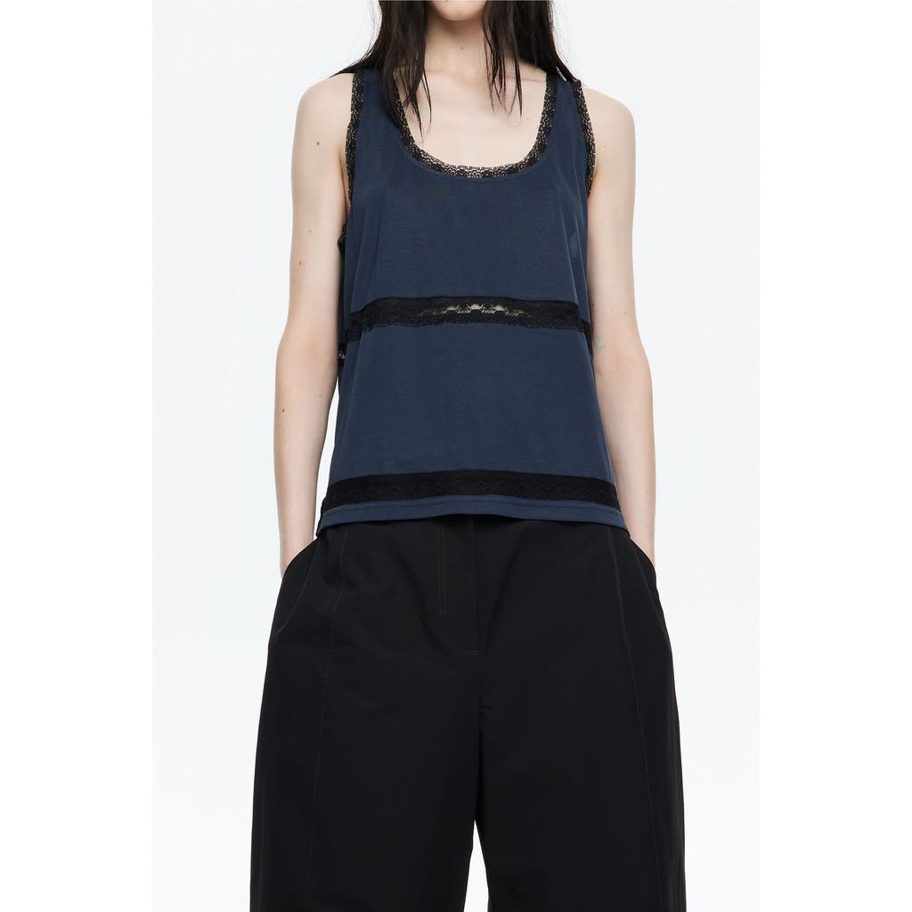Bimba Y Lola Lace Top In Blue
