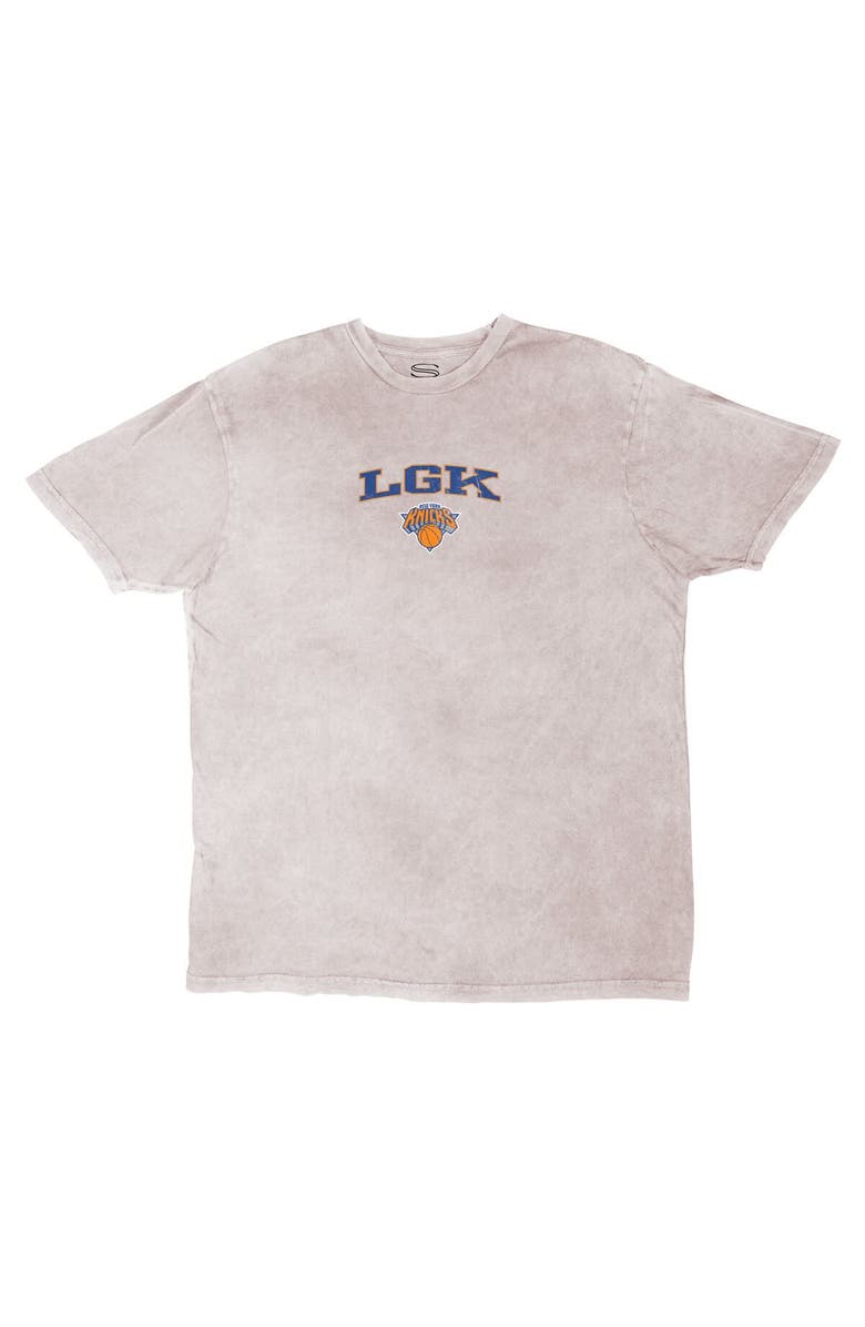 Stadium Essentials Unisex Stadium Essentials  Gray New York Knicks Oversized LGK Vintage T-Shirt, Alternate, color, Gray
