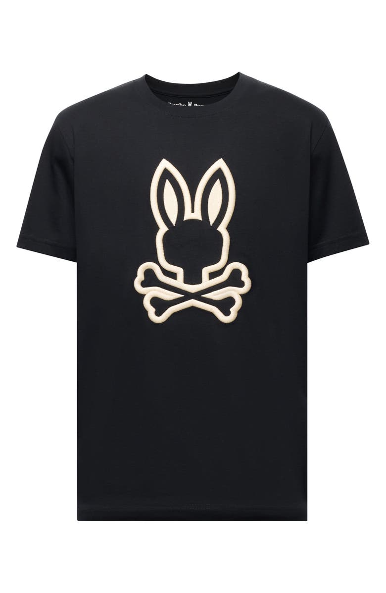 Psycho Bunny Nicholas Pima Cotton Embroidered T-Shirt, Alternate, color,