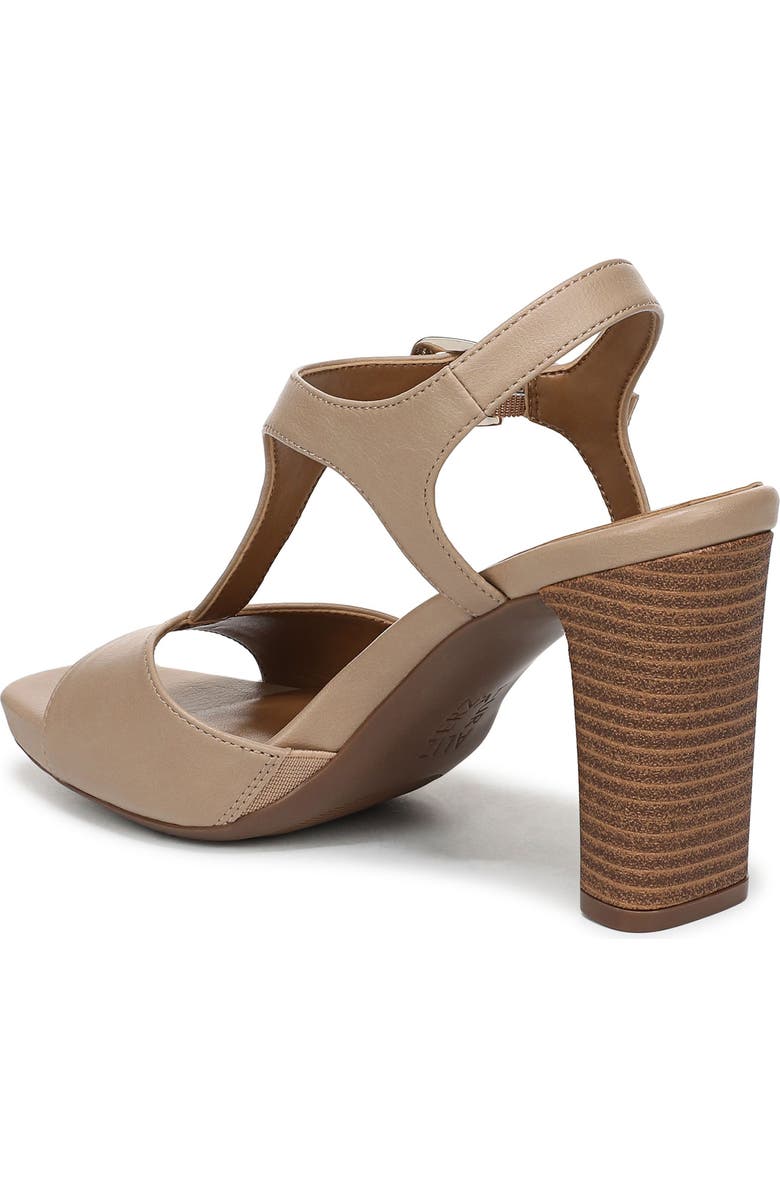 Naturalizer Marlowe T-Strap Sandal - Wide Widths Available, Alternate, color, Tan Faux Leather
