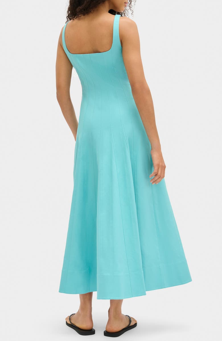 ALIGNE Fernanda Godet Pleat Sundress, Alternate, color, Blue