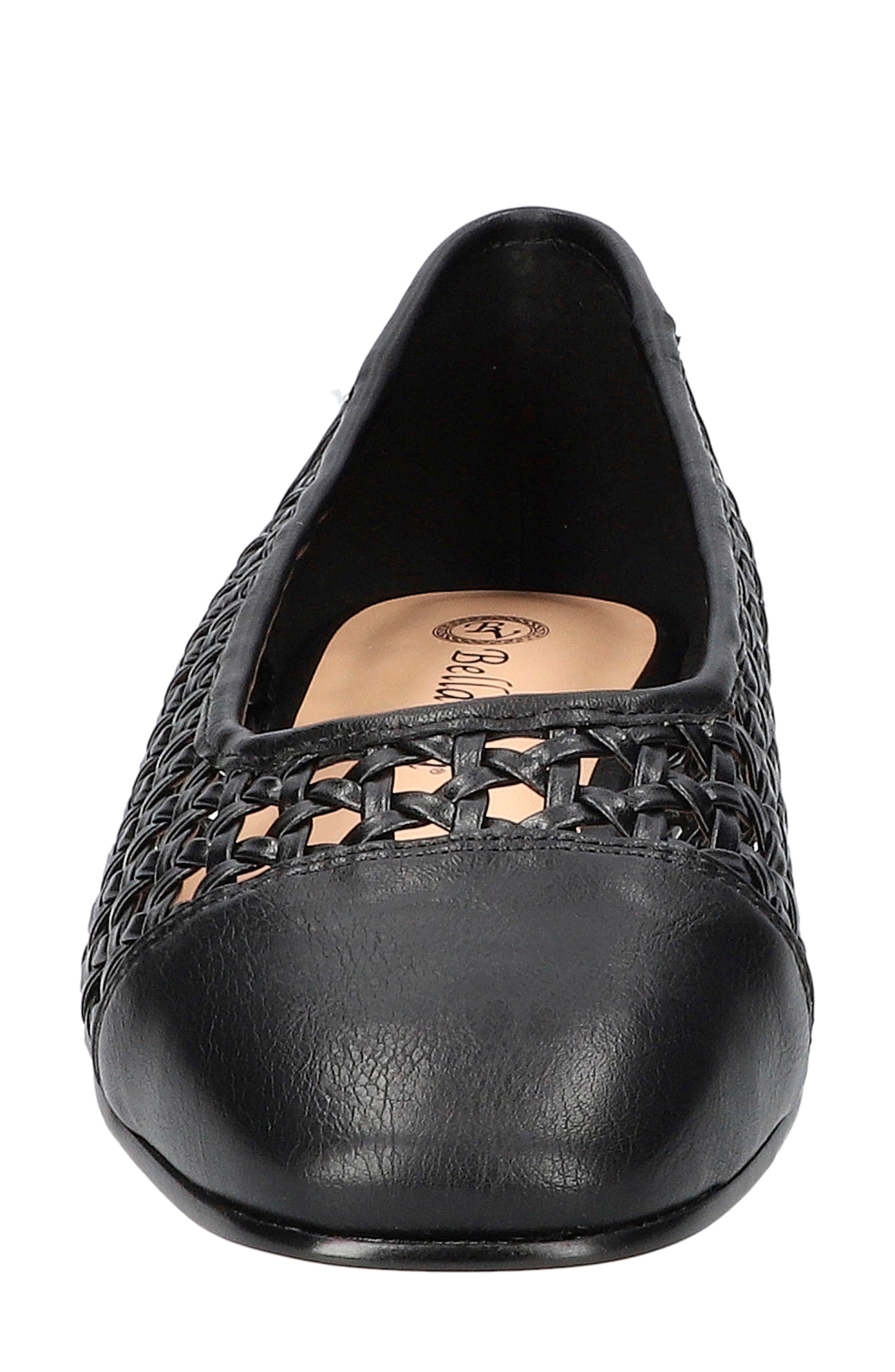 Bella Vita Beloved Flat, Alternate, color, Black
