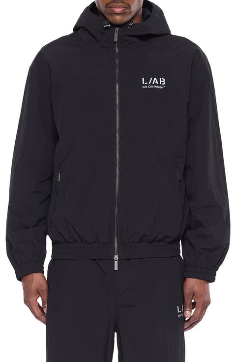 Reflective Diag Windbreaker