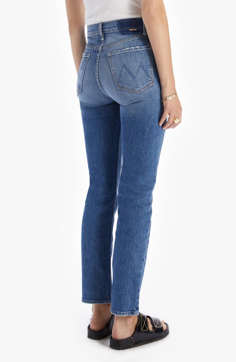 MOTHER Rider Skimp High Waist Straight Leg Jeans, Alternate, color,