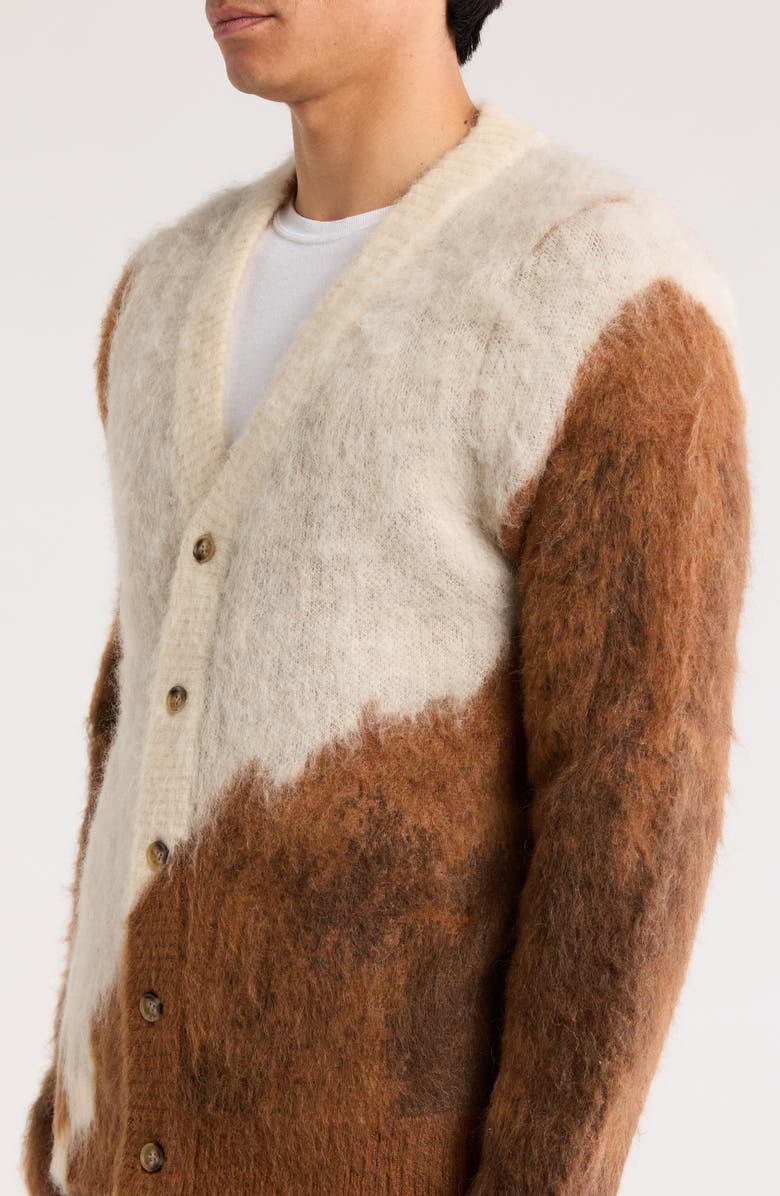 ONE OF THESE DAYS Horse Intarsia V-Neck Cardigan, Alternate, color,