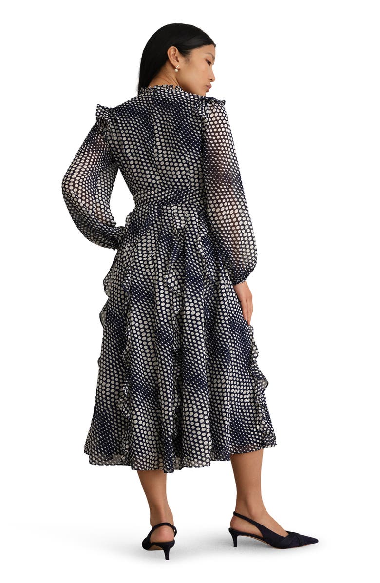 HOBBS LONDON Miriam Dress, Alternate, color, Midnight Cream