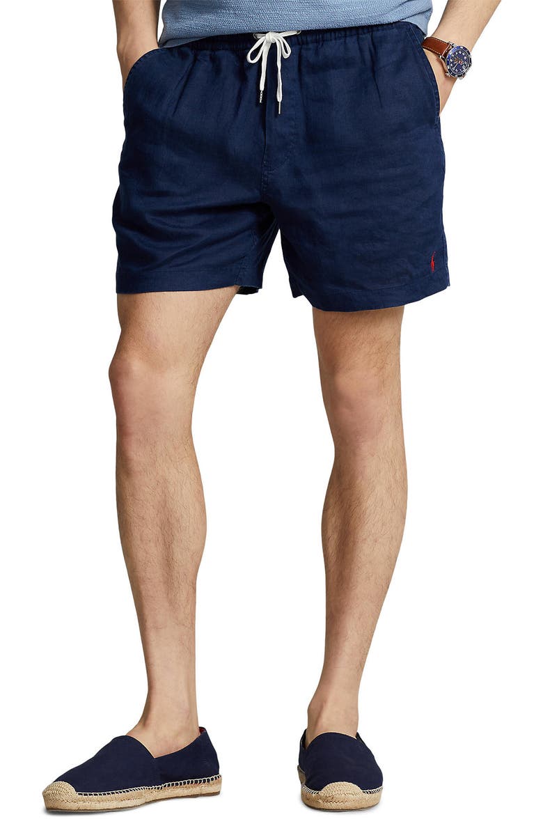 Polo Ralph Lauren Prepsters Linen Shorts, Main, color,