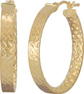 Bony Levy Liora 14K Gold Textured Hoop Earrings