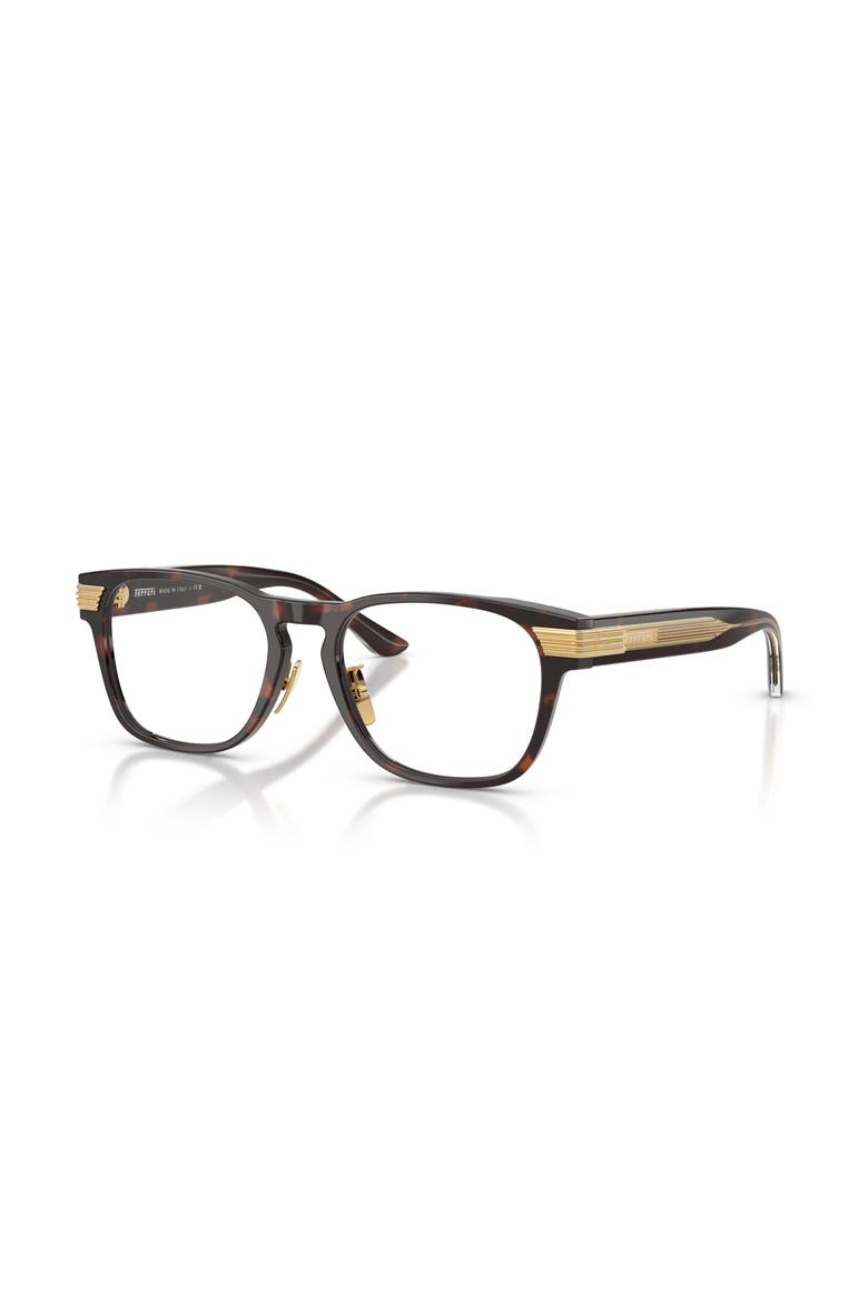 52mm Rectangle optical glasses, Main, color, Tortoise
