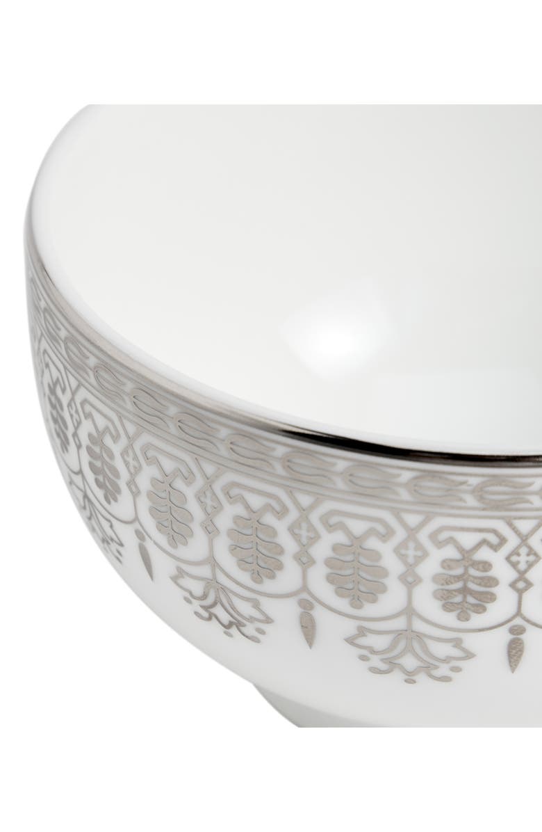 Wedgwood Silver Tonquin Bone China Bowl, Alternate, color, Silver