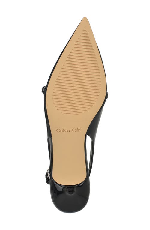 Calvin Klein Simira Kitten Heel Pump In Black