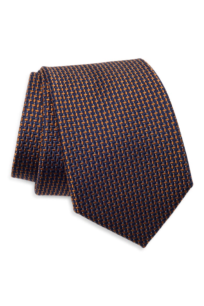 Kensington Natte Tie, Main, color, GOLD