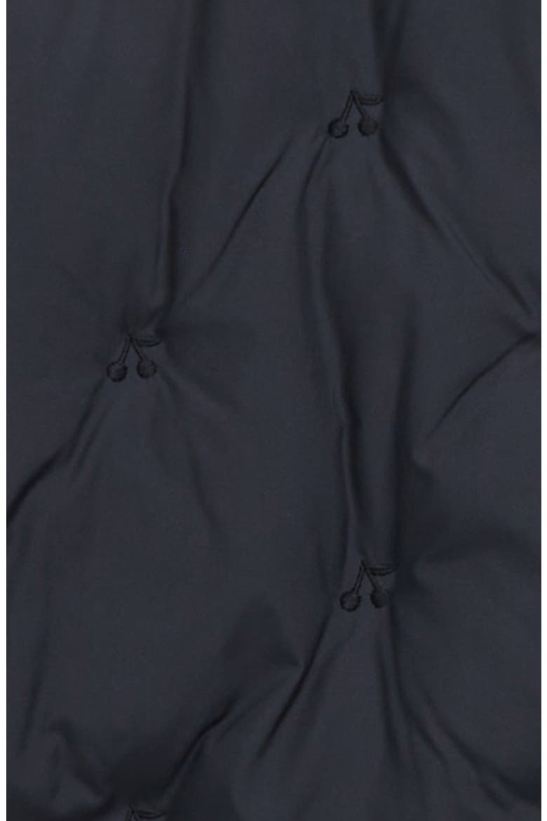 Taho Cherry Embroidered Waterproof Down Jacket, Alternate, color, ENCRE
