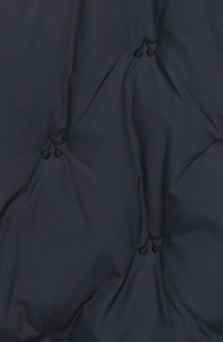 Bonpoint Taho Cherry Embroidered Waterproof Down Jacket, Alternate, color, 