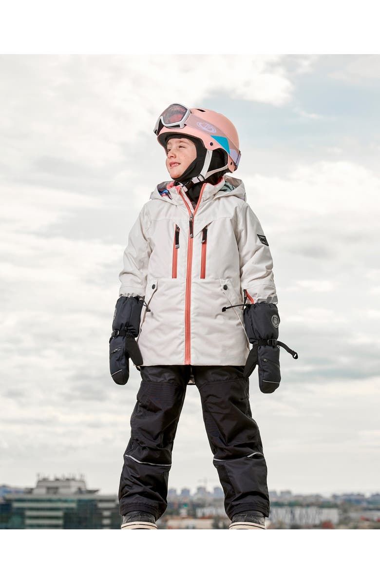 Deux par Deux Kids Unisex Polar Fleece Balaclava Black, Alternate, color,