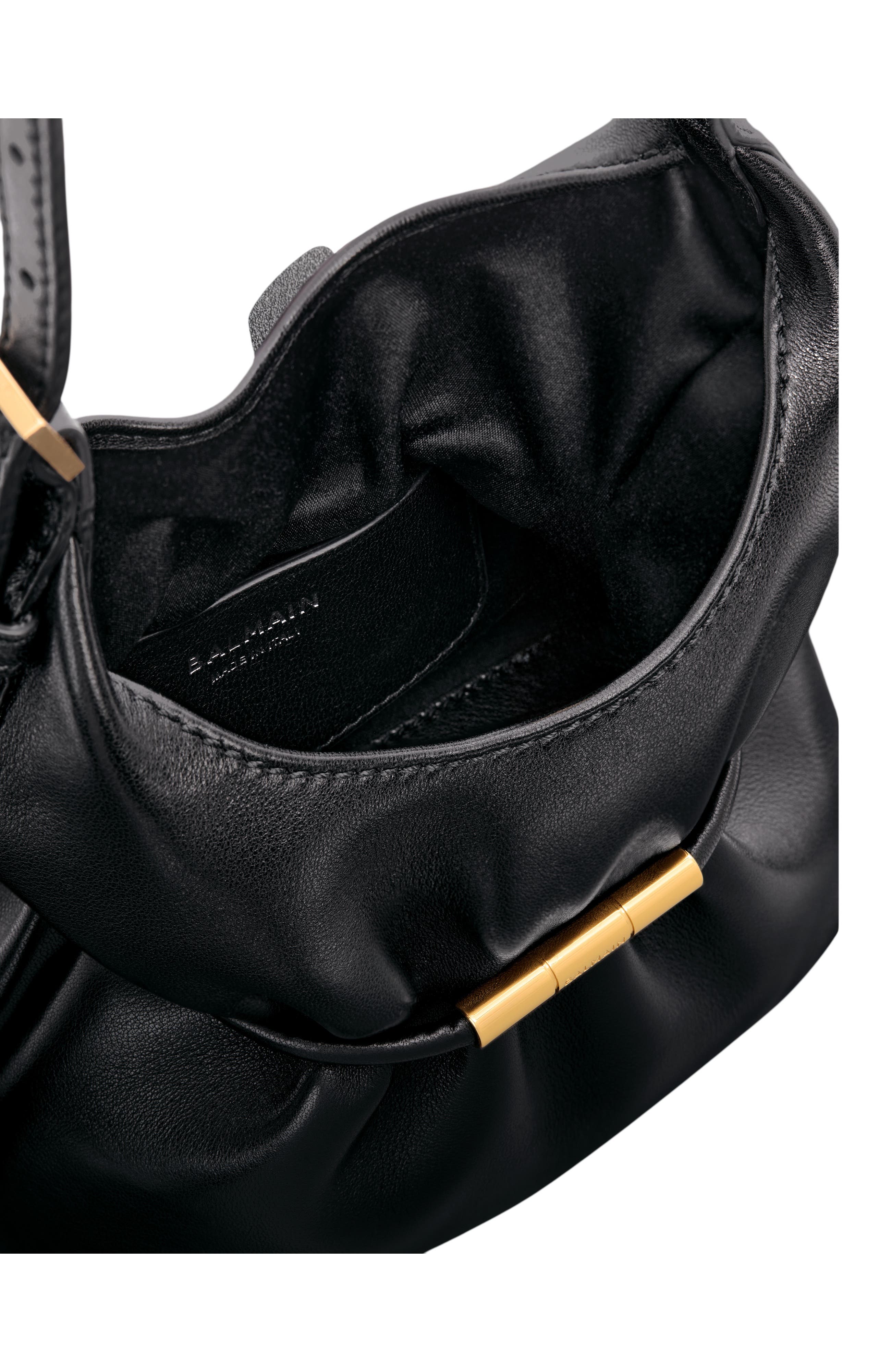 Sphynx Mini Bag in Smooth Leather, Alternate, color, black