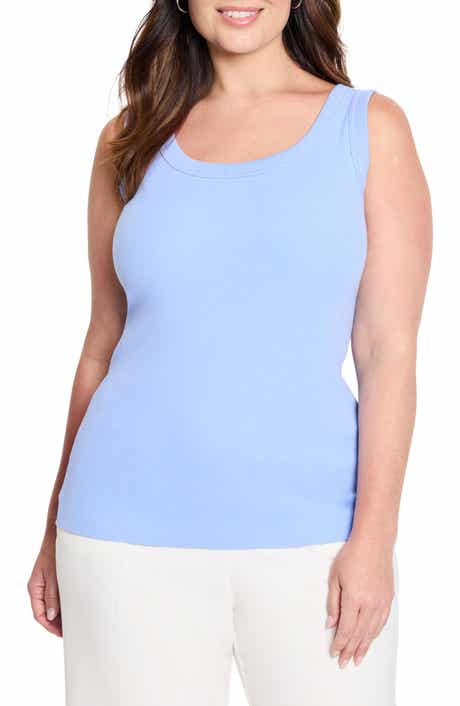 NIC+ZOE Perfect Knit Rib Scoop Neck Tank