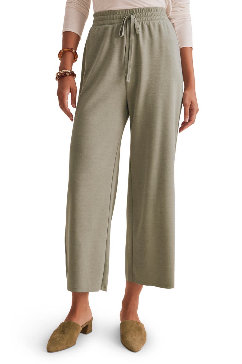 Winslow Crop Wide Leg Sweatpants, Main, color, EUCALYPTUS