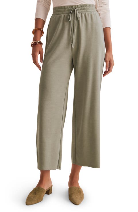 Winslow Crop Wide Leg Sweatpants