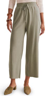 Splendid Winslow Crop Wide Leg Sweatpants