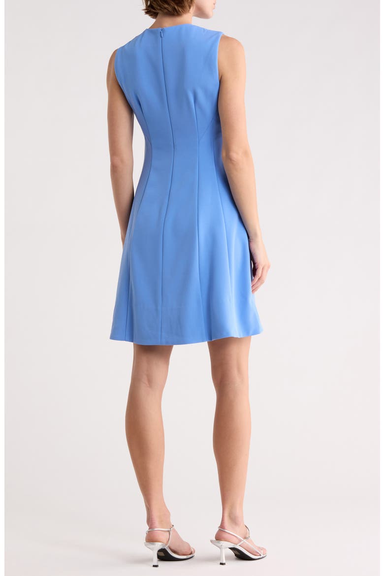 Sleeveless Fit and Flare Dress, Alternate, color, PERIWINKLE