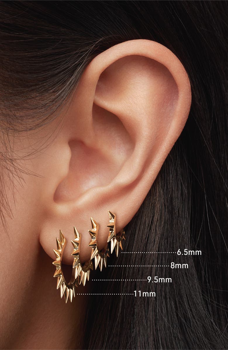 MARIA TASH Mohawk Spike Hoop Earring, Alternate, color,