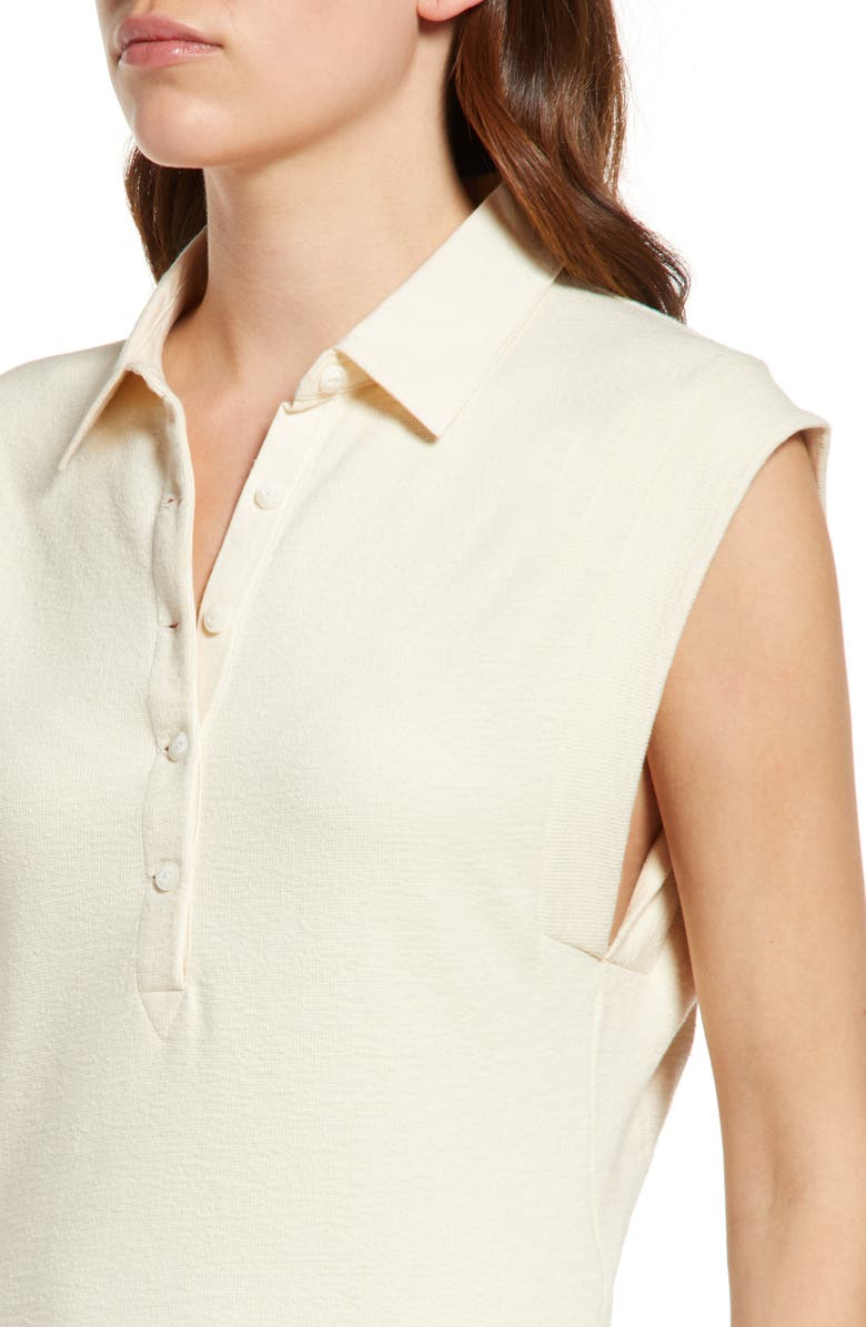 rag & bone Mckenna Cotton Polo Minidress, Alternate, color, 