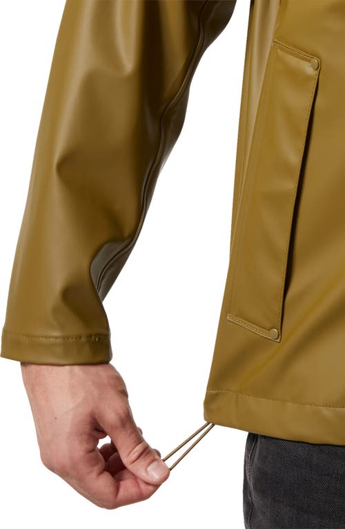 Helly Hansen Moss Waterproof Rain Jacket In Brown