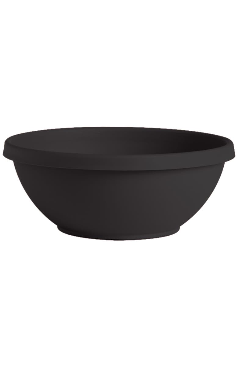 Bloem Terra Plant Bowl Planter 14" Black, Main, color, Black