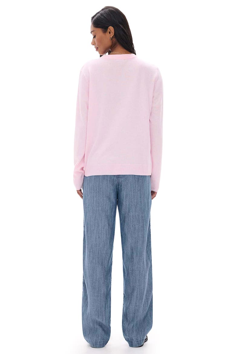 Boyfriend Sweater, Alternate, color, PALE PINK