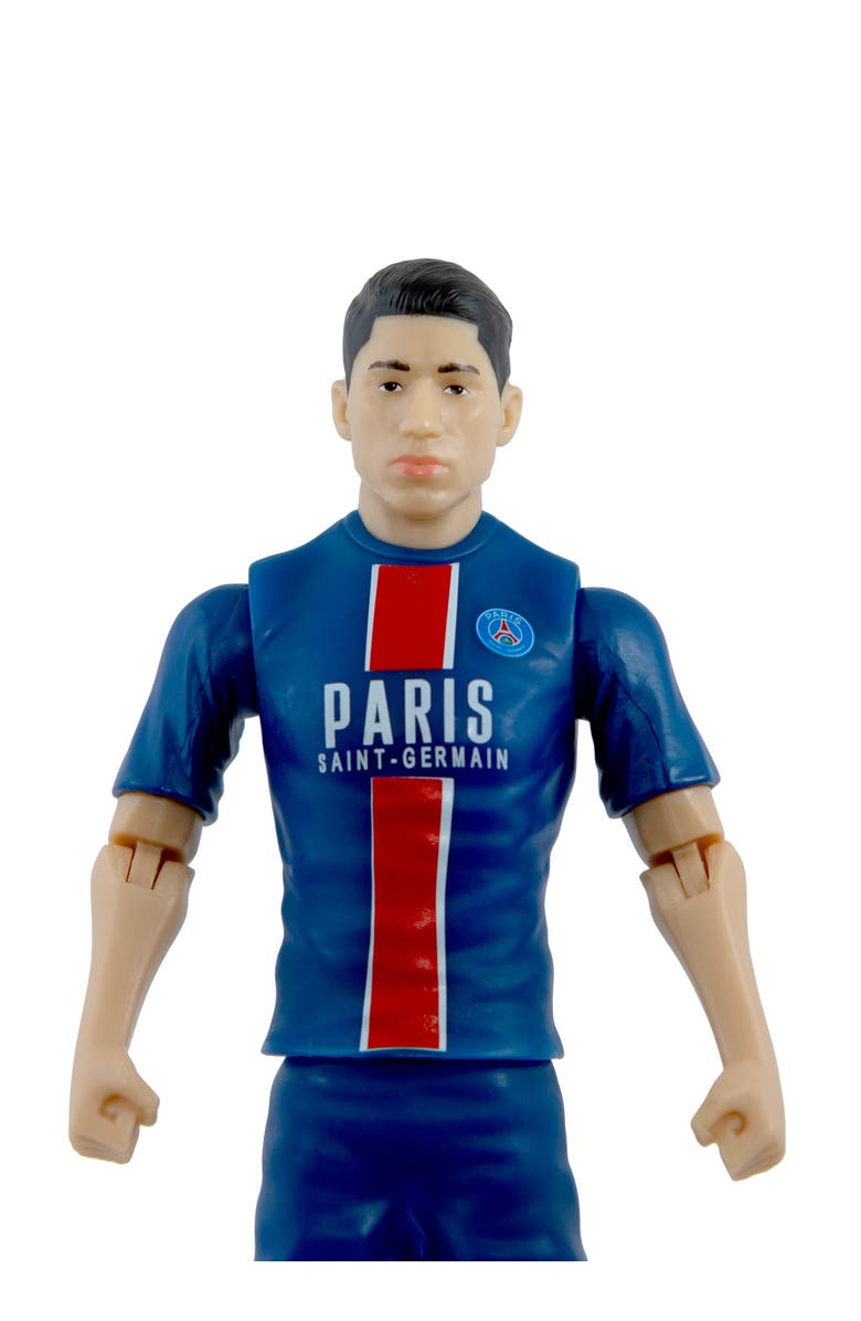 Banbo Toys Sockers Paris Saint-Germain Achraf Hakimi 8" Soccer Action Figure, Alternate, color, Blue