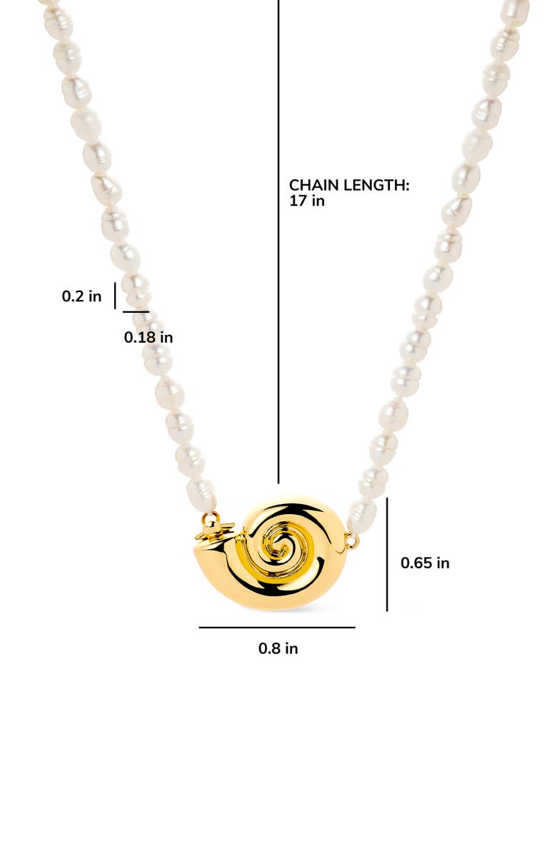 Ana Luisa Shell Necklace - Adora, Alternate, color, Gold