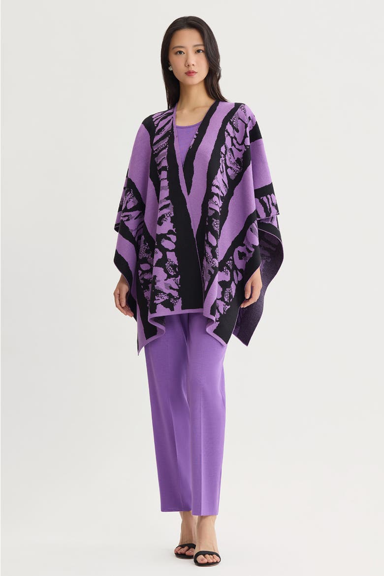 Hope Wrap, Alternate, color, Sunset Purple/Black