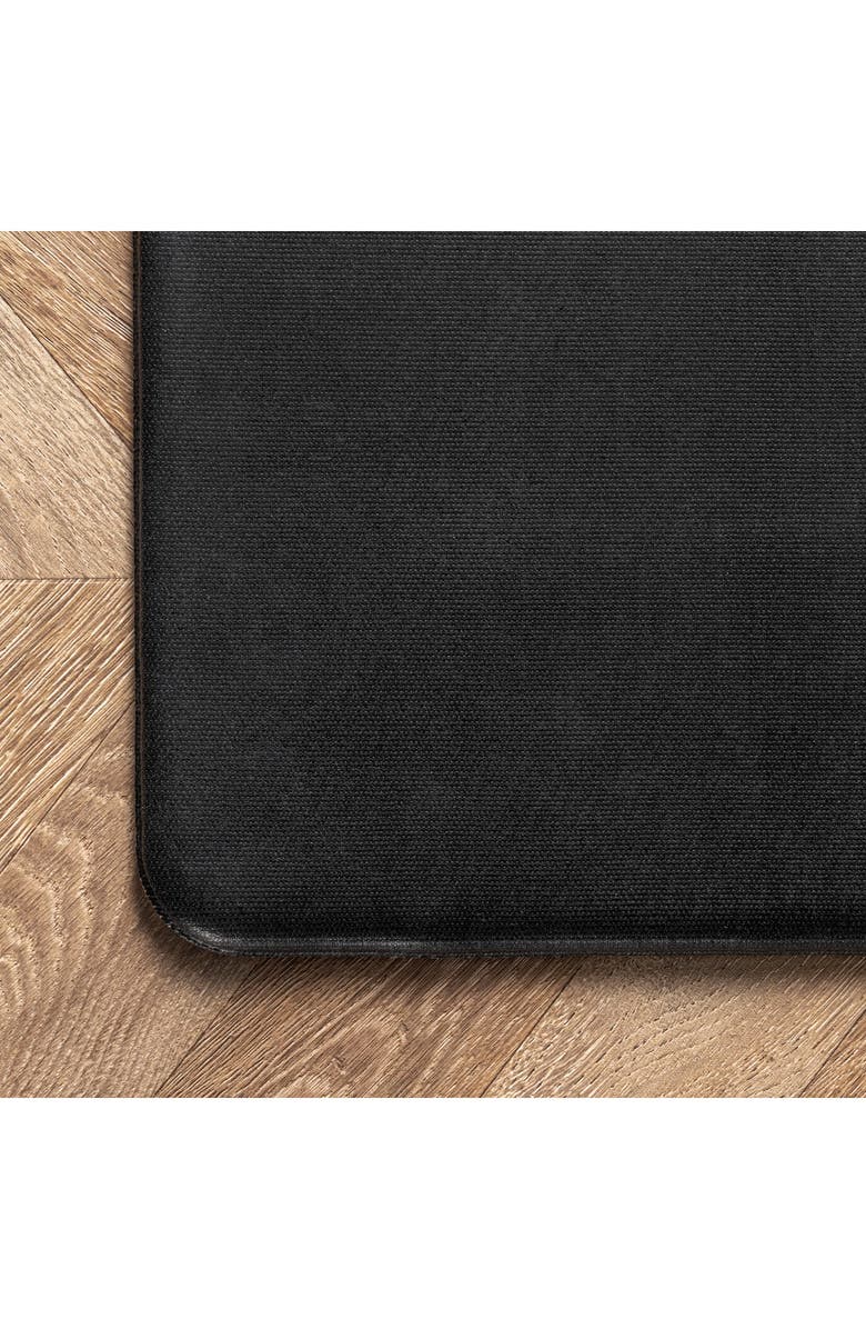 NULOOM Casual Braided Anti Fatigue Kitchen or Laundry Room Comfort Mat - Dark Gray, Alternate, color,