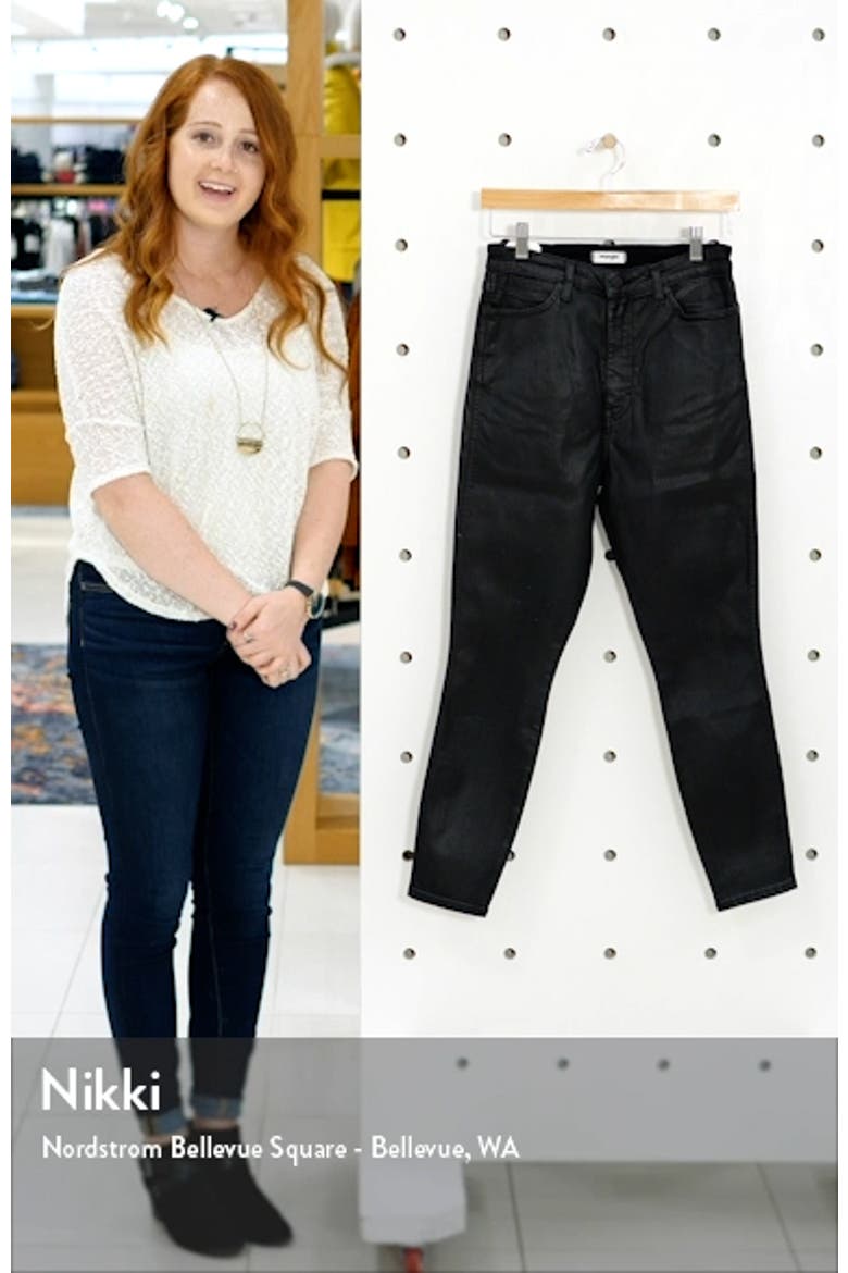 Wriggler High Waist Ankle Skinny Jeans video