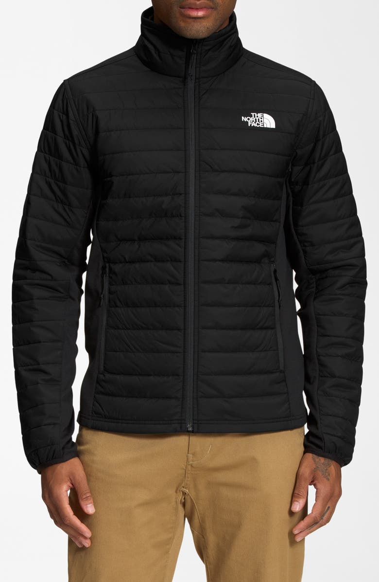The North Face Canyonlands Water Repellent Hybrid Jacket, Main, color, Tnf Black