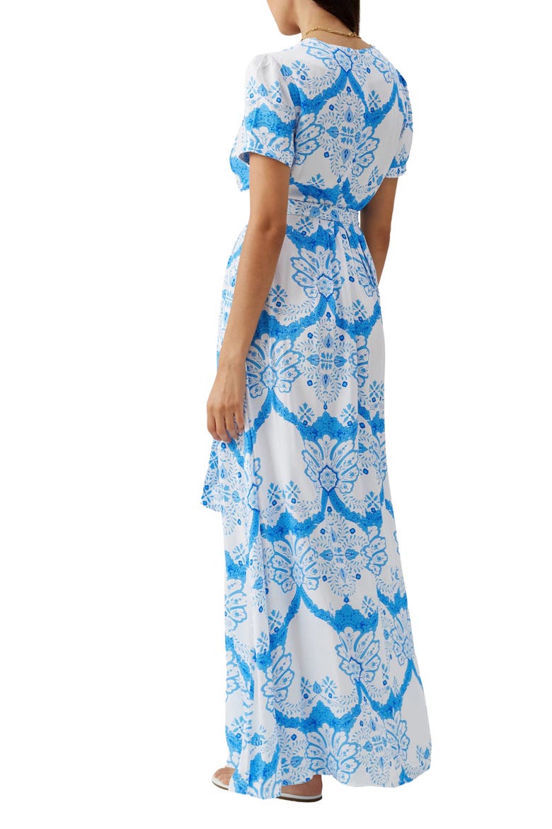 Lou Print Cover-Up Maxi Dress, Alternate, color, FLORIAN