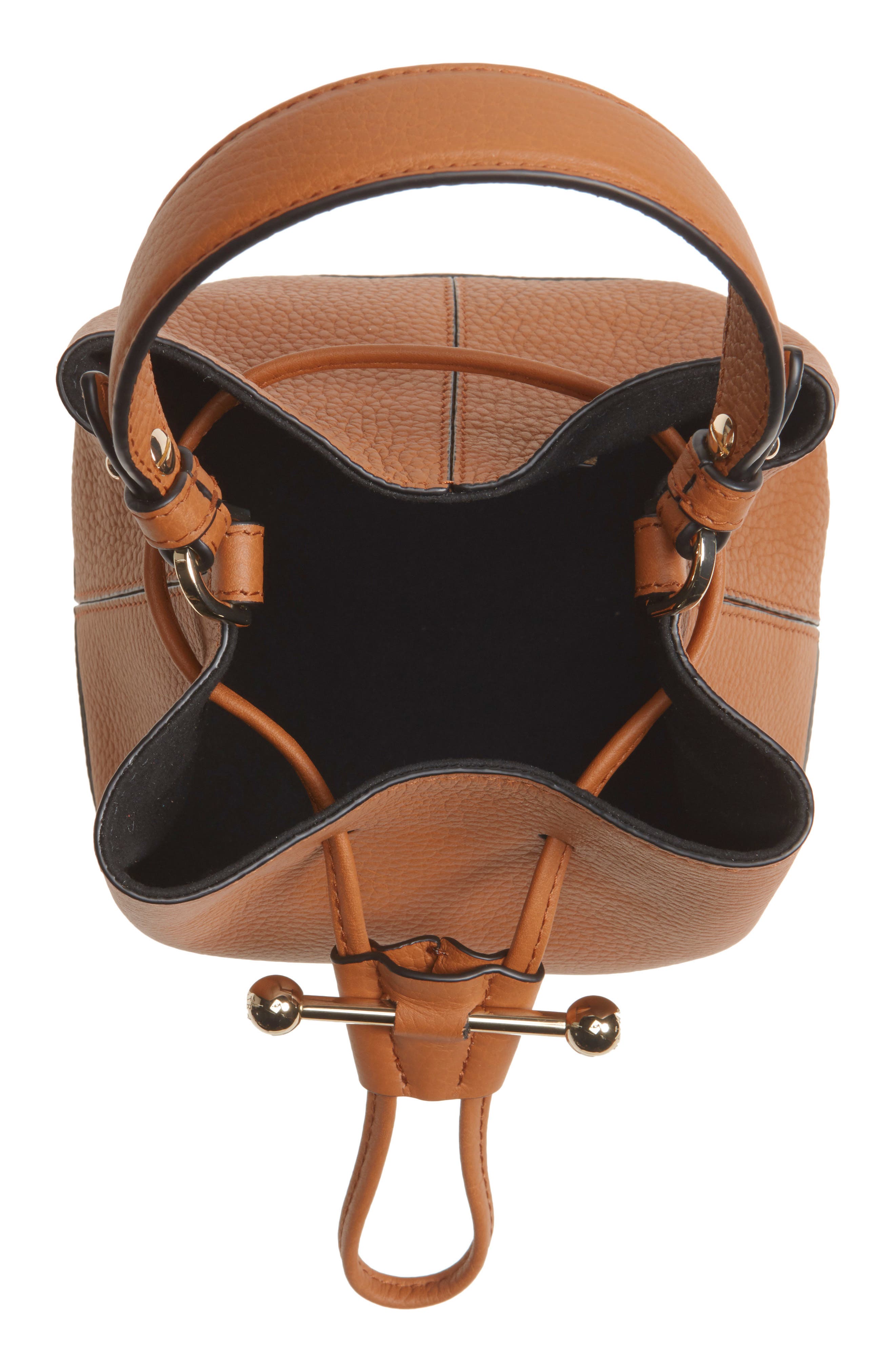 Strathberry Lana Osette Leather Crossbody Bucket Bag, Alternate, color, 