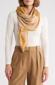 rag & bone Geo Dagger Wool Blend Square Scarf