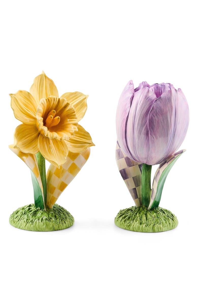 MACKENZIE CHILDS Tulip Trophy Figurine, Alternate, color, Purple